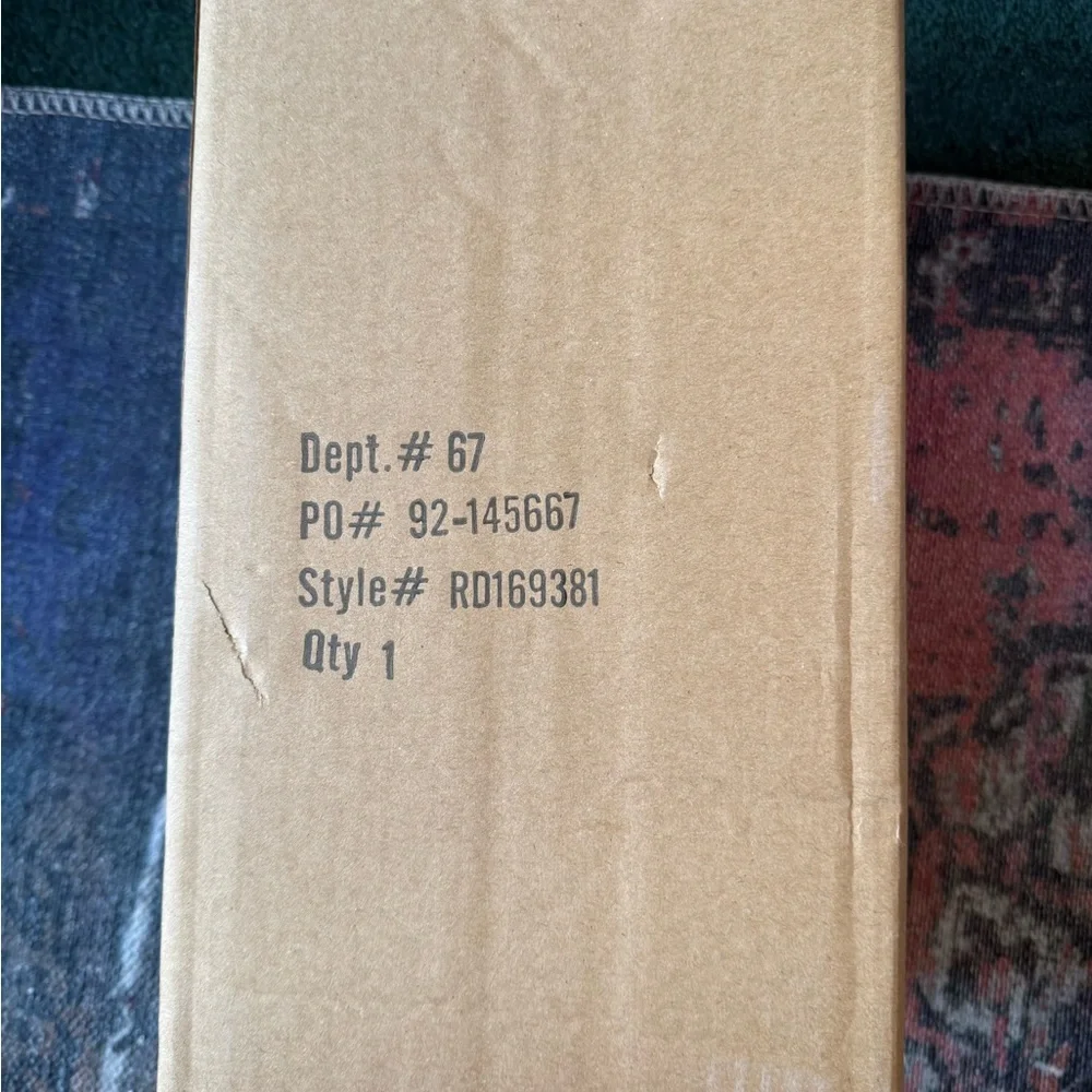Rae Dunn Green and White Santa Paws Jar - New‎ in Box